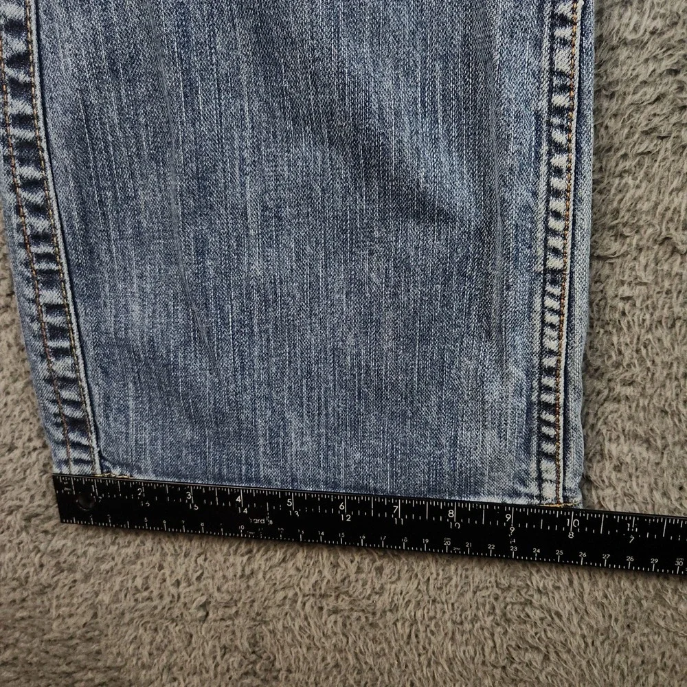 Vintage Silver Jean Co Jeans Womens 12/14 W32 Low Rise Hip Hug Bootcut Flare Y2K